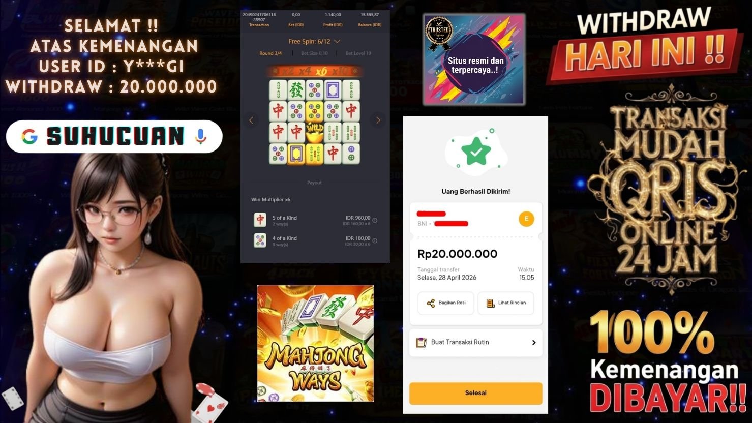 SUHUCUAN JACKPOT SLOT MAHJONG WAYS